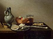 Pieter Claesz Tobacco Pipes and a Brazier oil